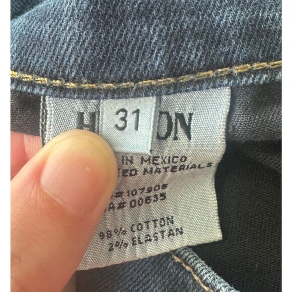 Hudson Jeans Men 31x30 Blake Slim Straight Cotton Blue Zip Fly - Picture 4 of 11